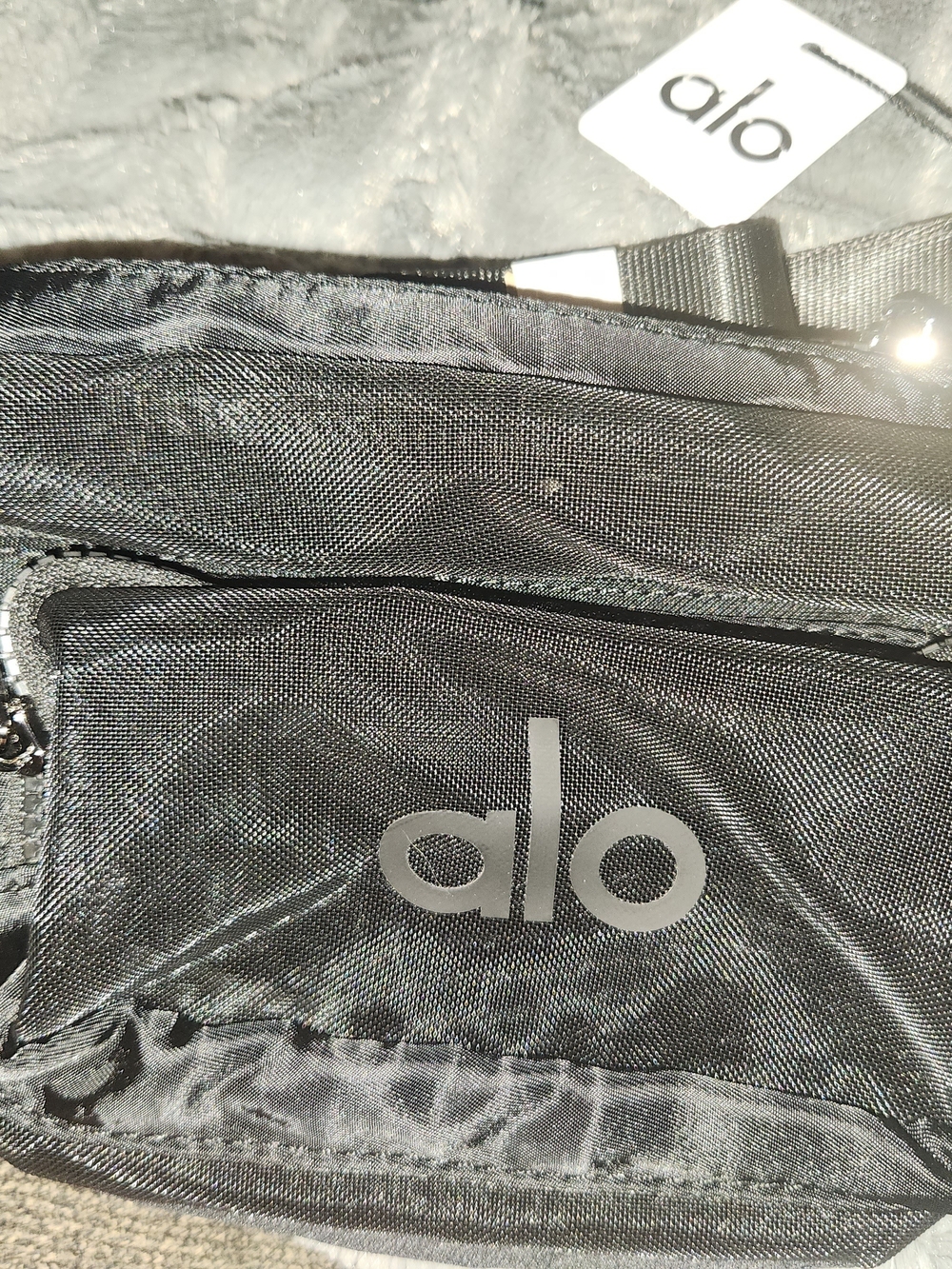 ALO Yoga Black Crossbody/Fanny Pack with Logo